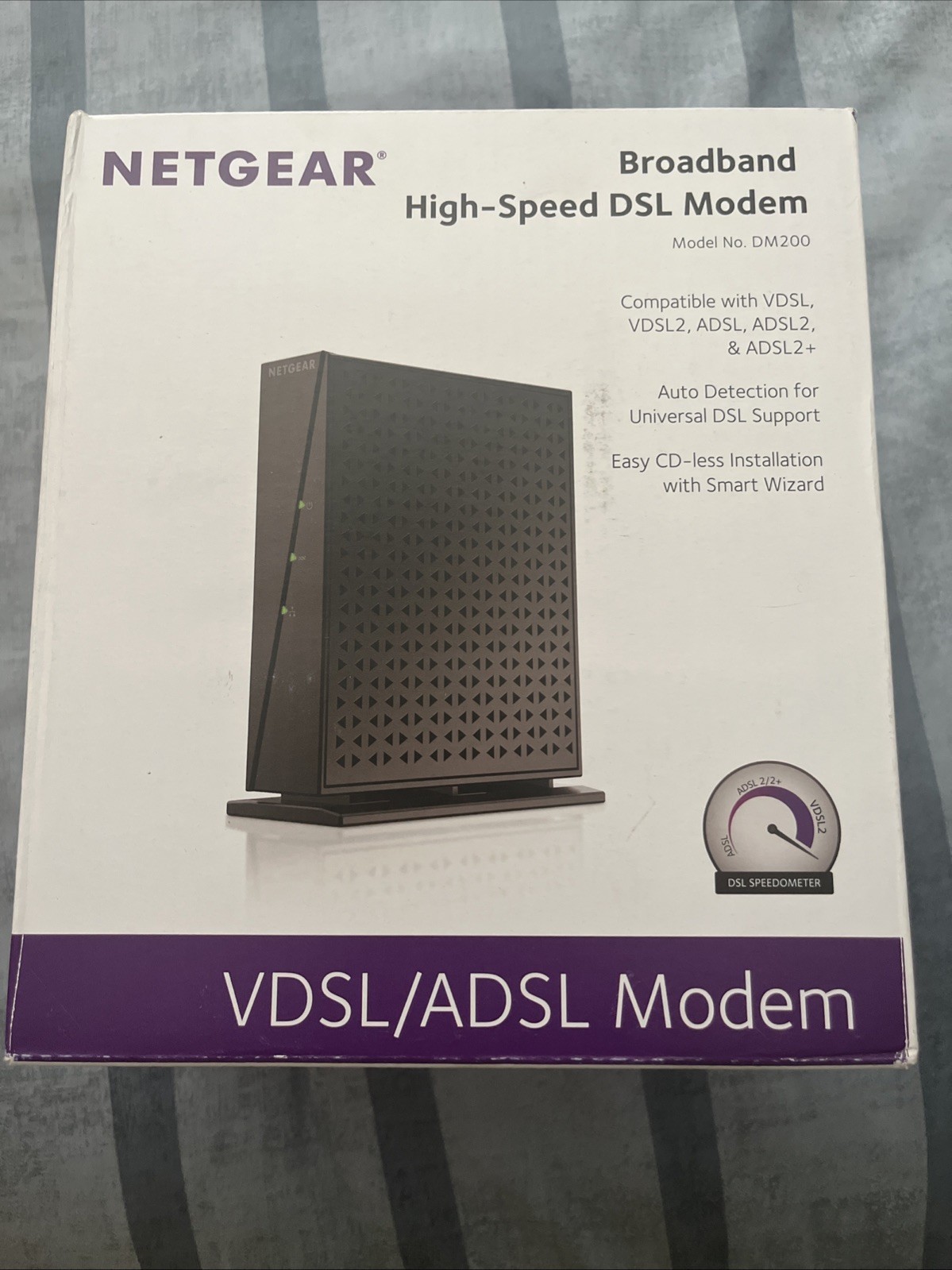 NETGEAR Broadband High-Speed DSL Modem VDSL/ADSL (DM200)Open Box