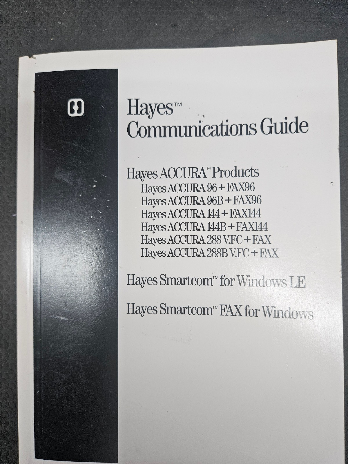 HAYES ACCURA 336 FAX MODEM ACCURA 336 V.34 + FAX (2 versions)
