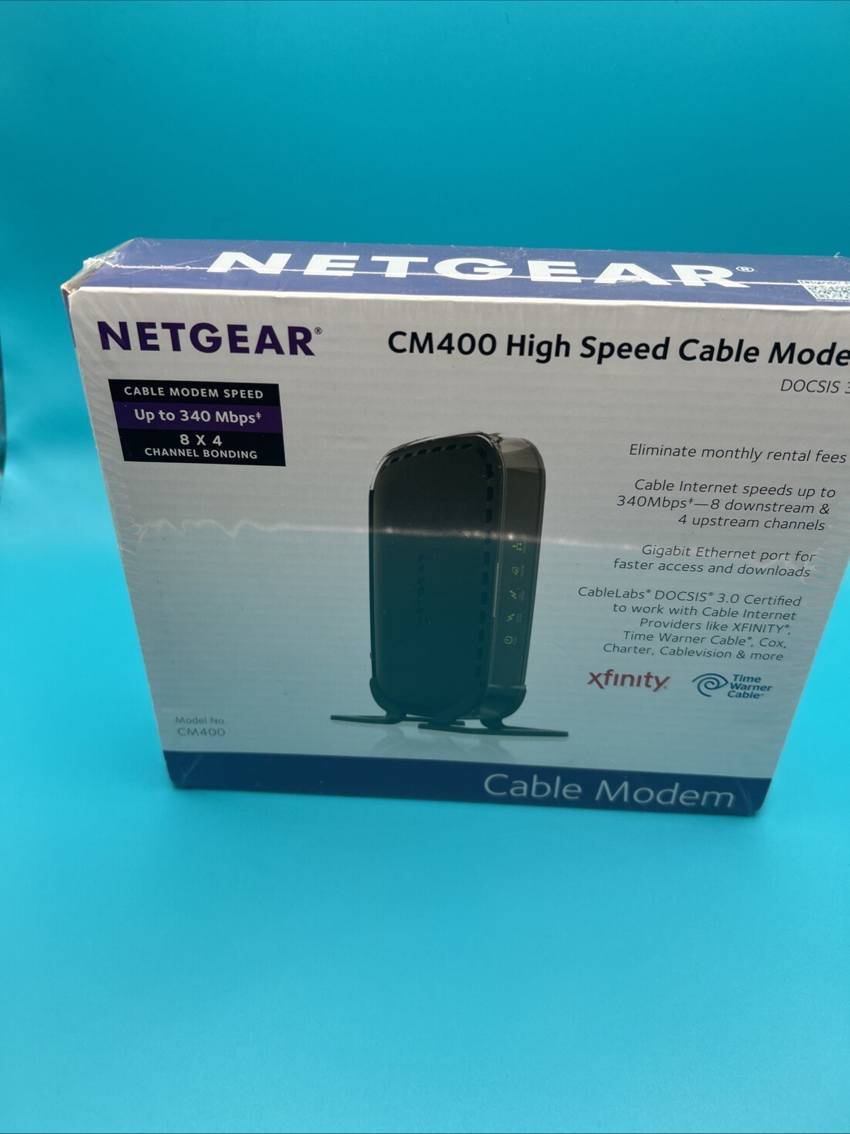 Netgear CM 400 High Speed Modem Cable New Sealed