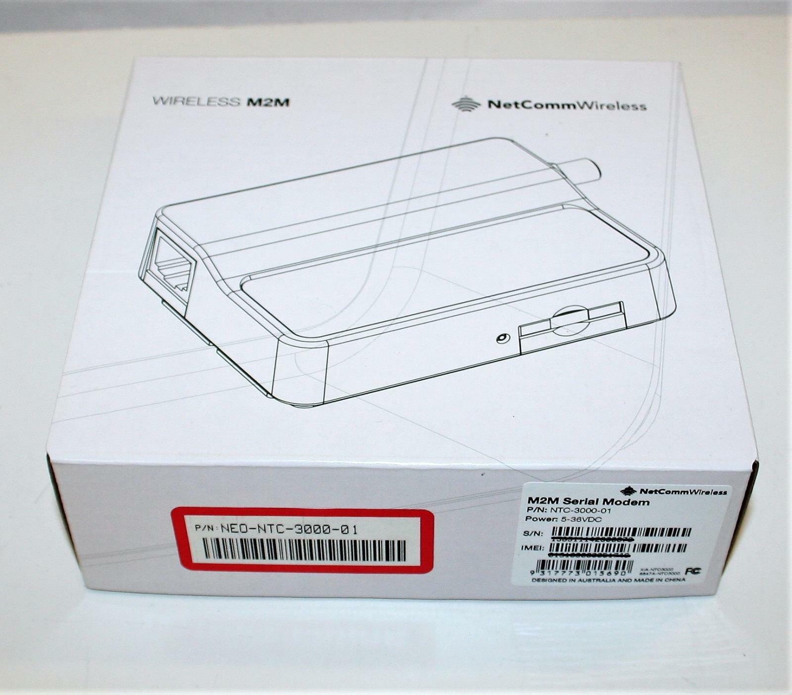 NetComm Wireless NTC-3000-01 850/1900 MHZ USB 2.0 M2M Serial Radio Linux Modem