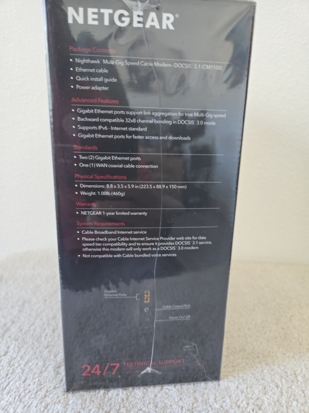 NETGEAR Nighthawk CM1100 Cable Modem