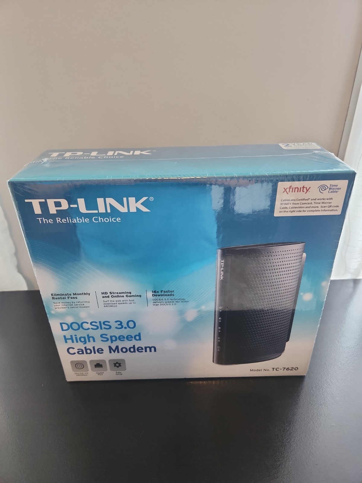 TP-LINK TC-7620 680Mbps High Speed Cable Modem – Brand New Sealed