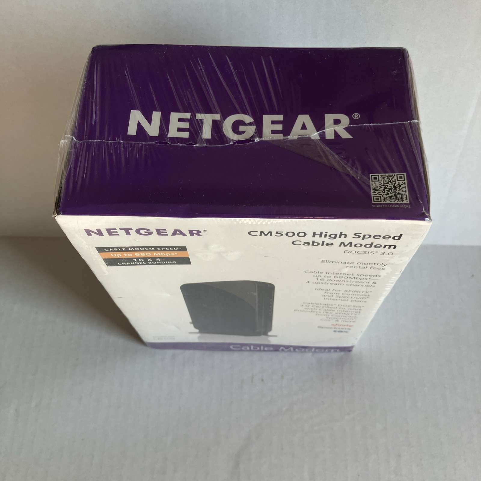 NEW Netgear High Speed Cable Modem Model CM500 – SEALED!