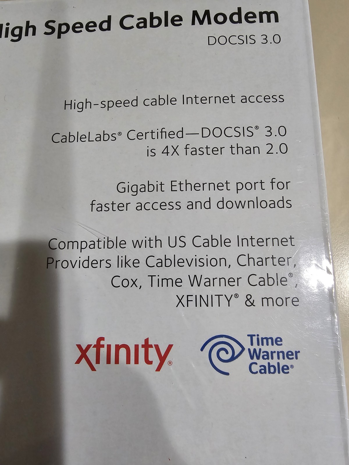 Netgear Cable Modem New Sealed CMD31T