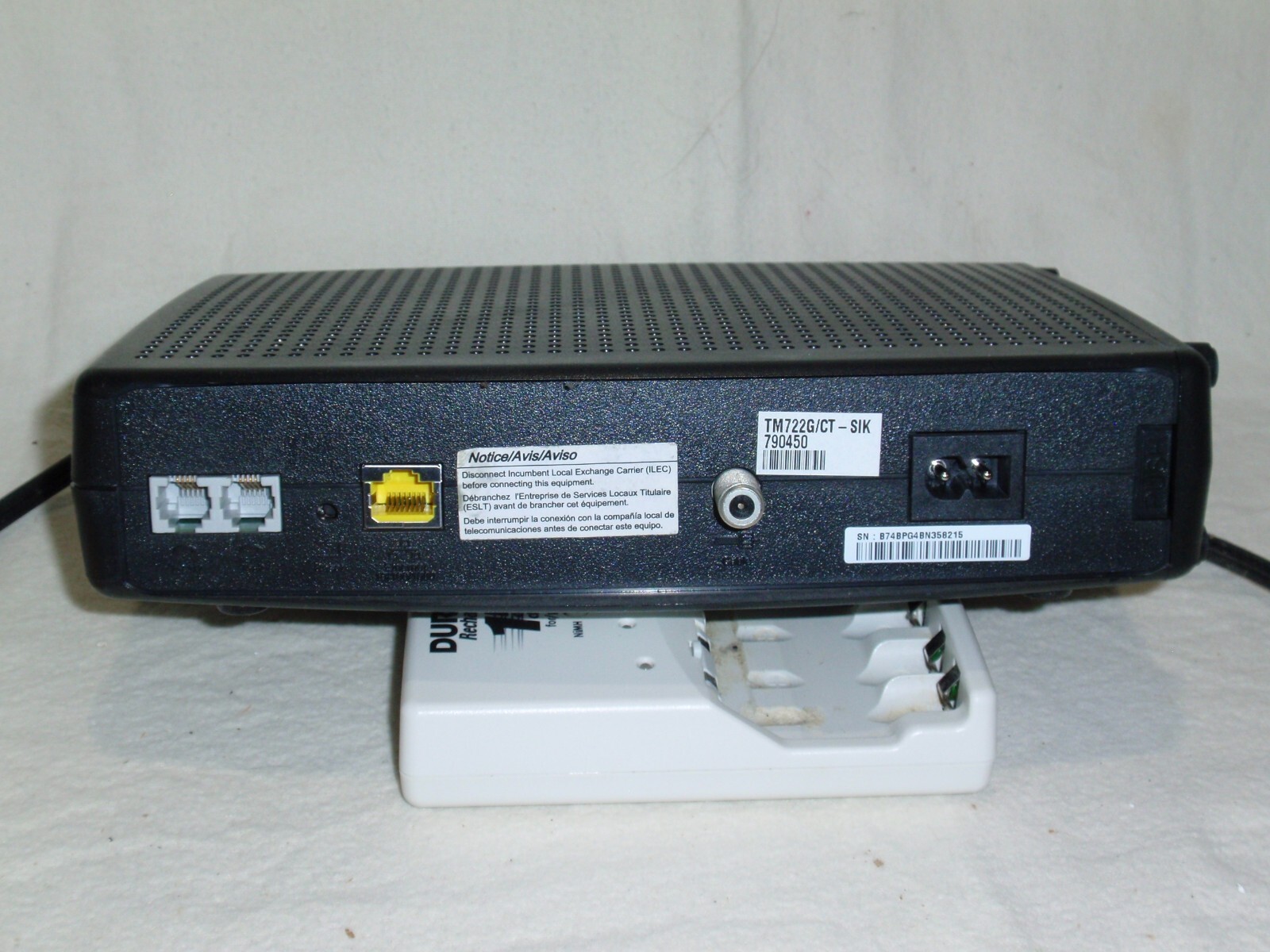 Arris TM722G/CT Telephony Cable Modem USED IN EXCELLENT CONDITION