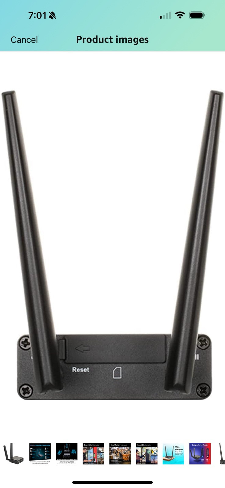 4G LTE (Cat 4) to Gigabit Ethernet Modem/Bridge, Best for M2M Applications, S…