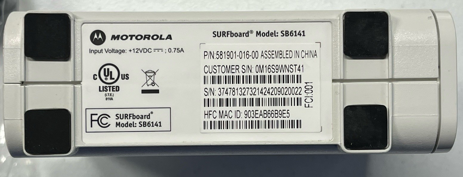 Motorola SURFboard Cable Modem 400 Series SB6141