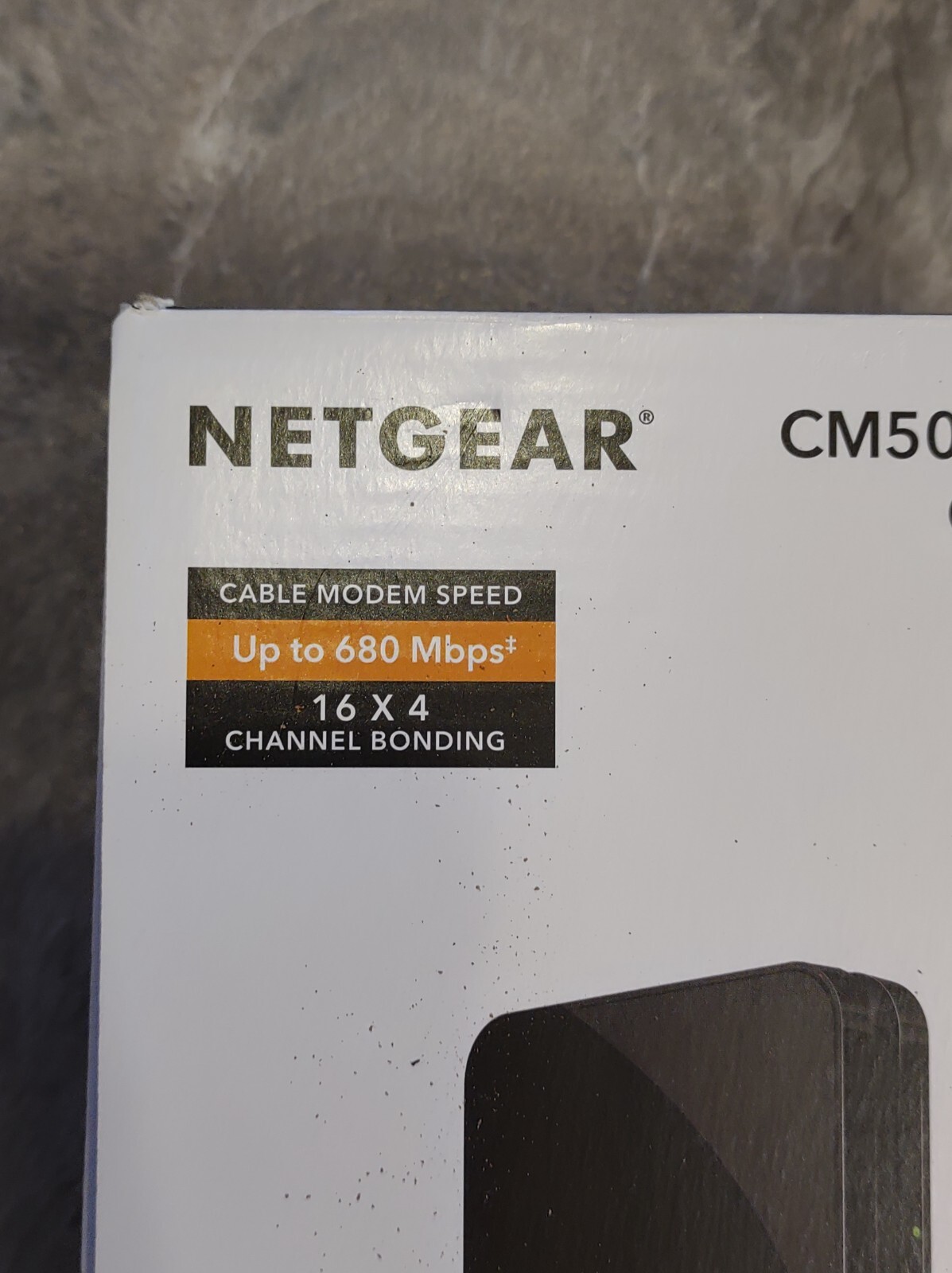 NETGEAR CM500 High Speed Cable Modem Black *Tested* (B5)