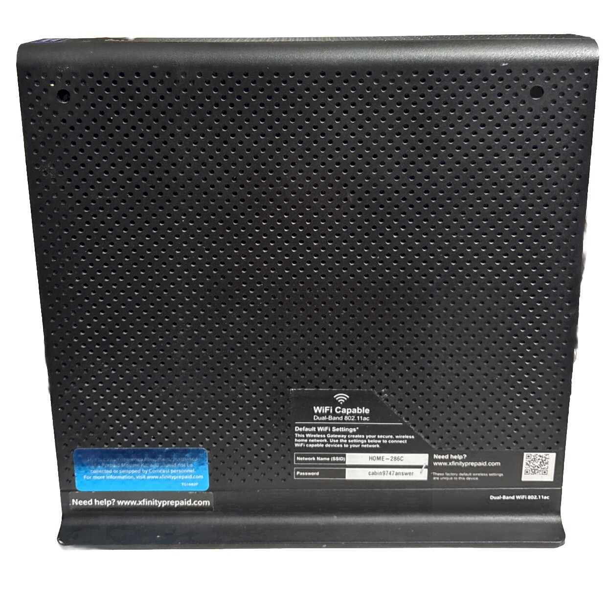 Xfinity Arris TG1682G Dual Band Wireless 802.11ac Cable Modem and Wi-Fi Router