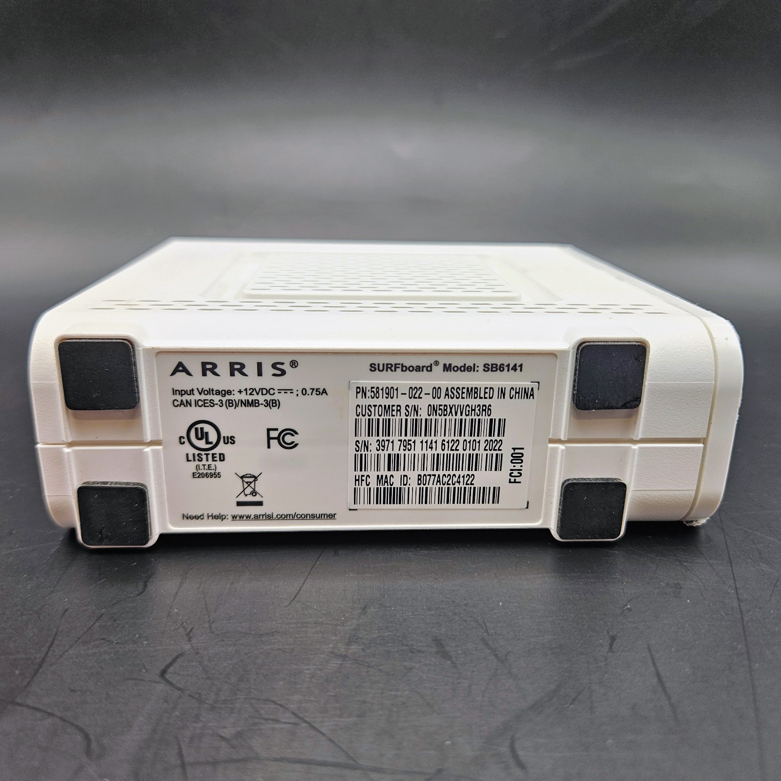 ARRIS SURFboard SB6141 DOCSIS 3.0 Cable Modem High-Speed Internet Tested
