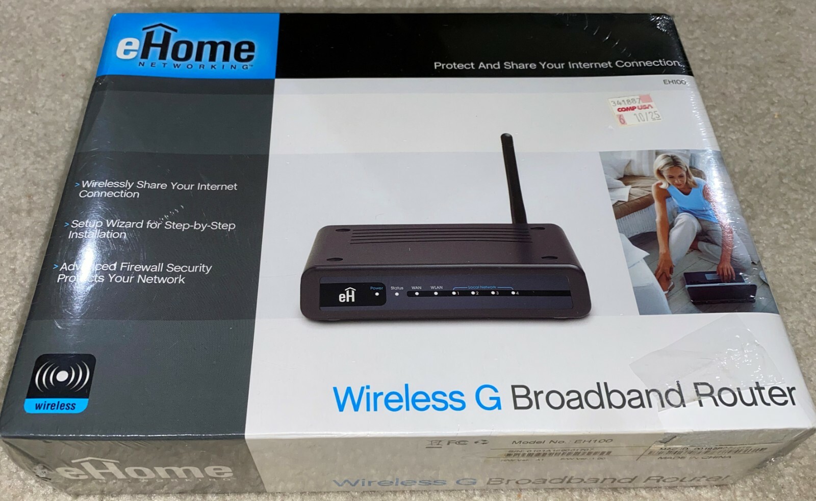 Linksys Cisco CM100 Cable Modem USB Ethernet 10/100 Docsis 2.0 Original New Seal