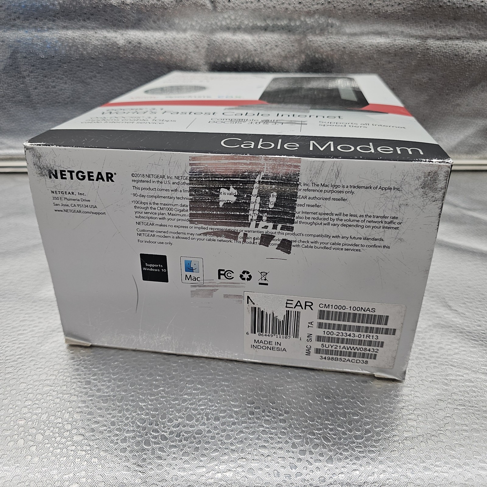 Netgear CM1000v2 DOCSIS 3.1 Ultra High Speed Cable Modem Router | Tested