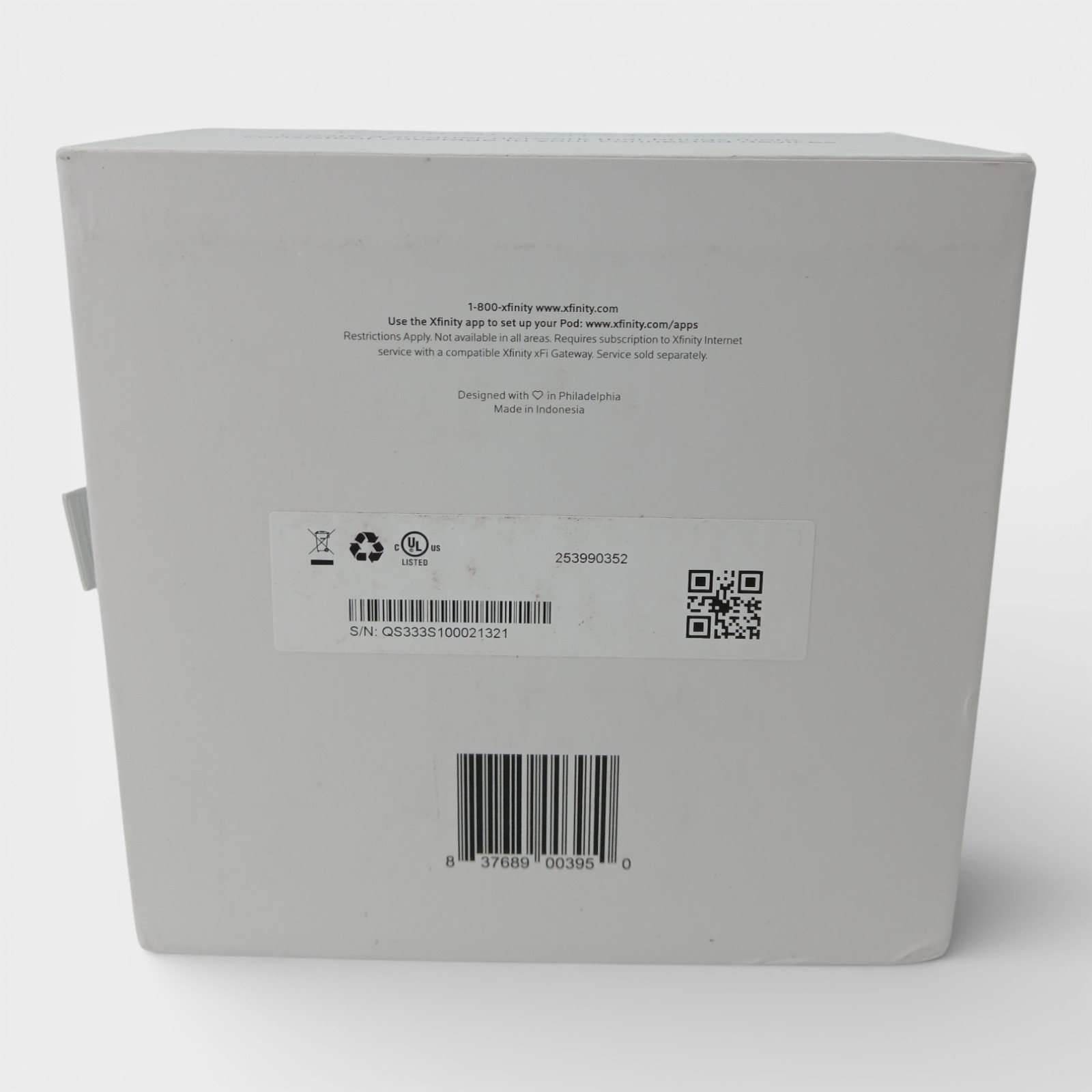 Xfinity xFi Pods WiFi Network Range Extender (Untested)