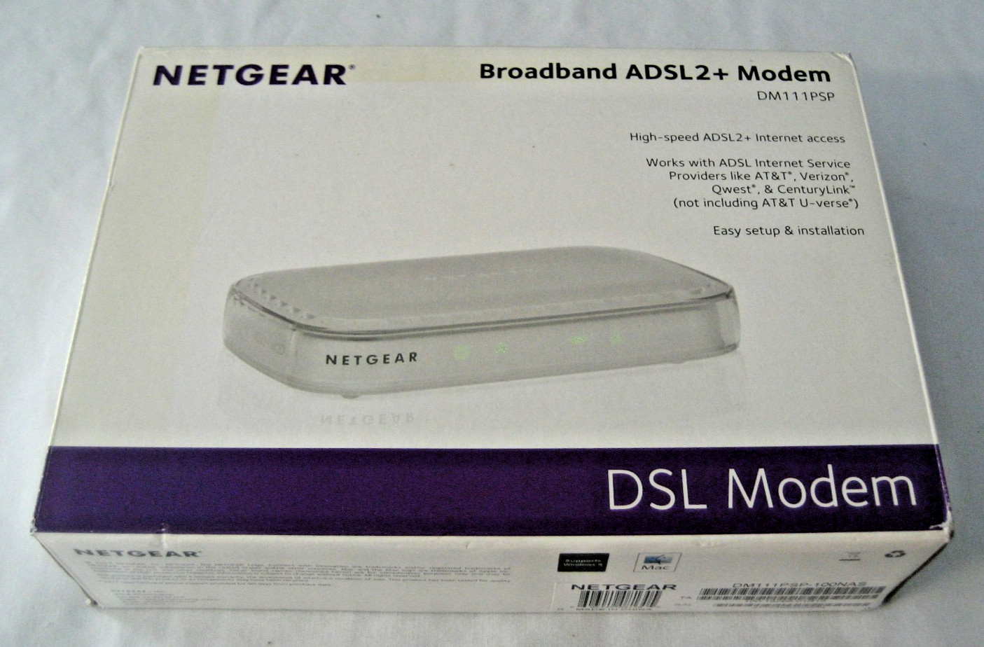 Netgear DSL Modem DM111PSP Broadband ADSL2+