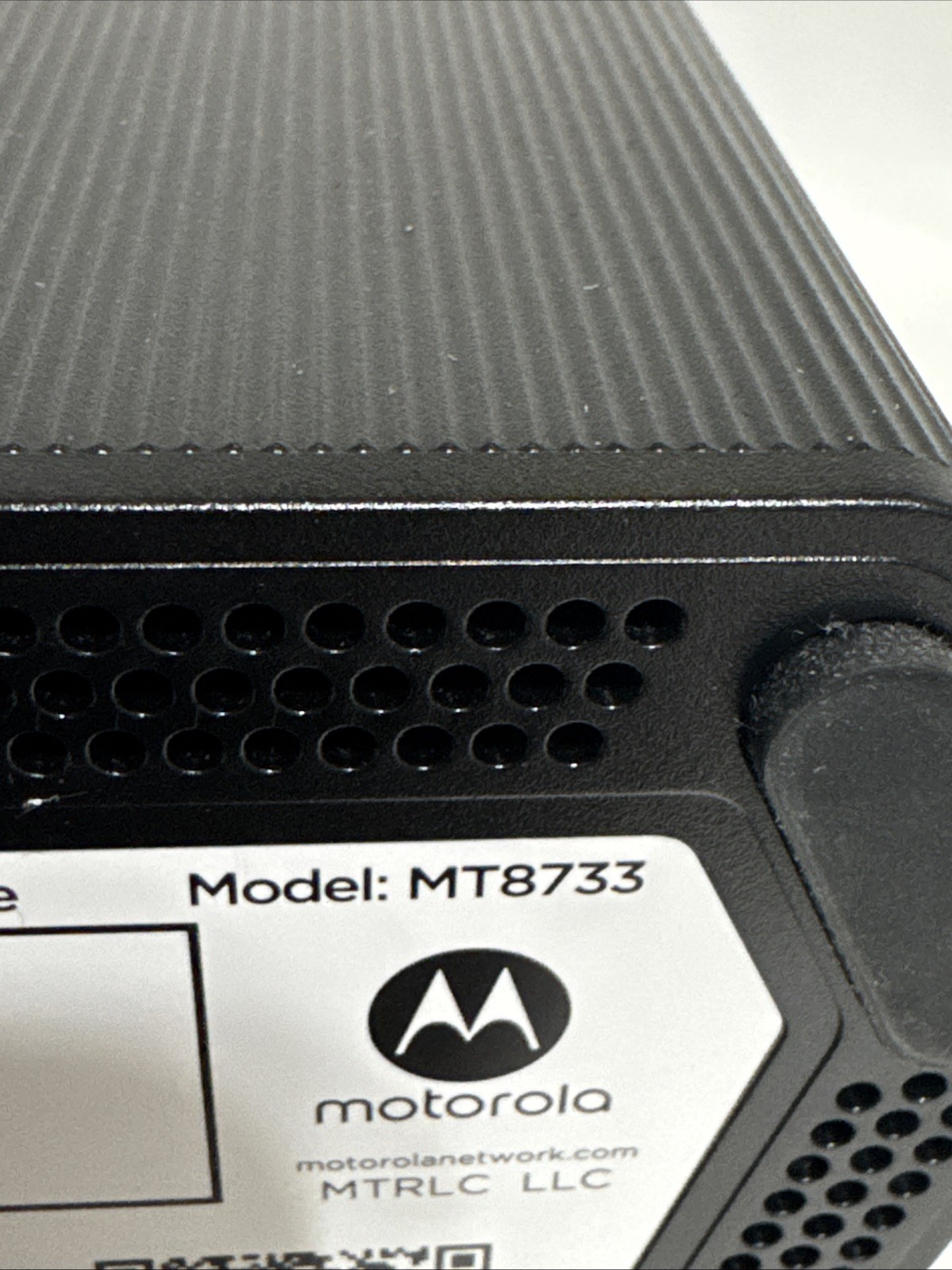 Motorola MT8733 WiFi 6 Router AX6000 Multi-Gig Modem 2 Phone Ports No Power Cord