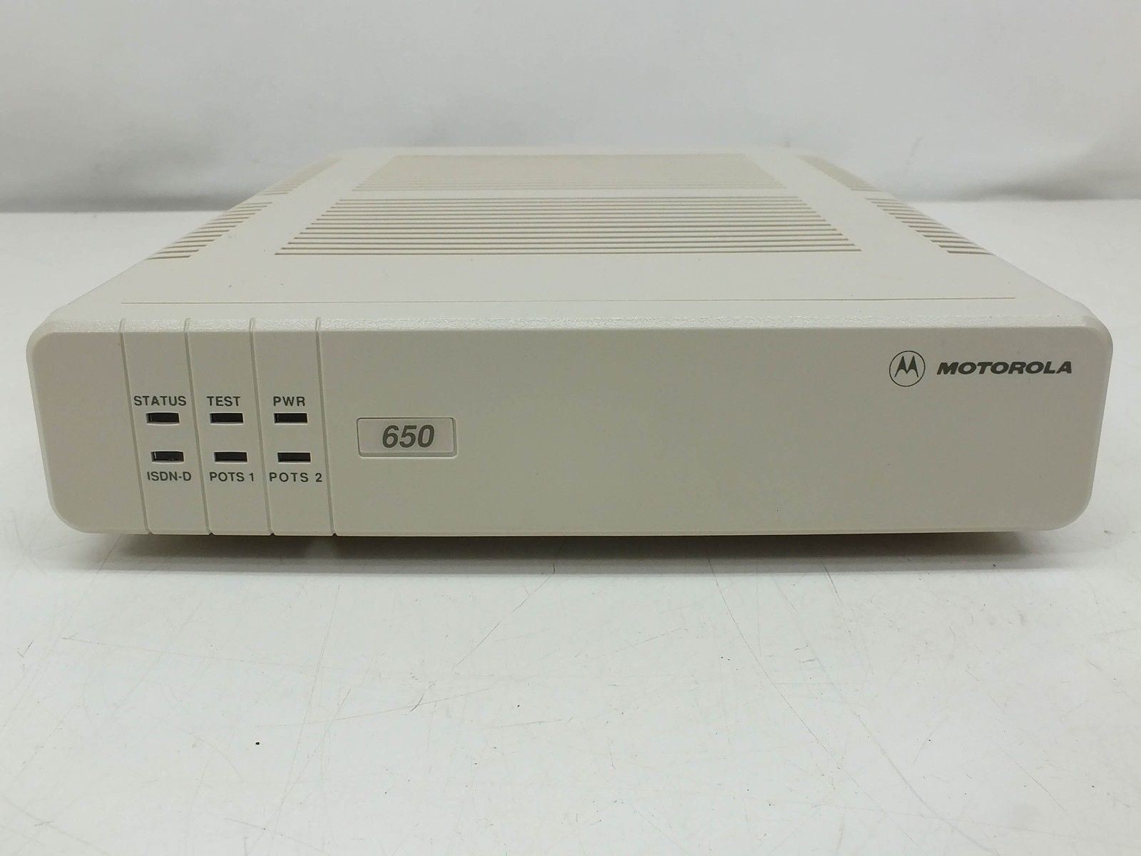 Motorola 650 ISDN Modem in Box with Power Supply and Cable