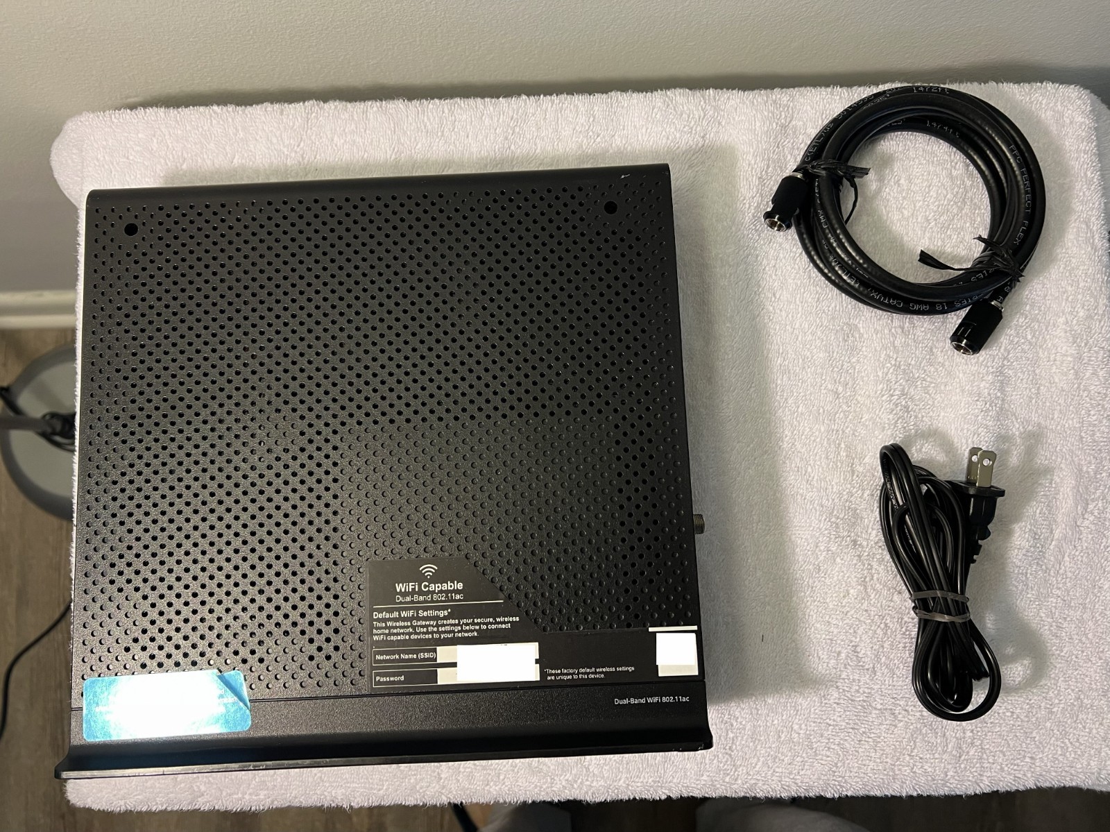 Xfinity Prepaid Internet Starter Kit Cable Modem Wifi Router Arris TG1682P