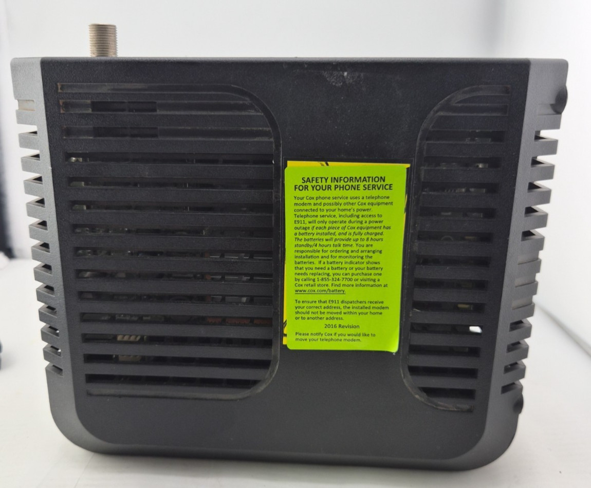 Cisco DPQ3212 Cable Modem Phone DOCSIS 3.0 with Power Cord