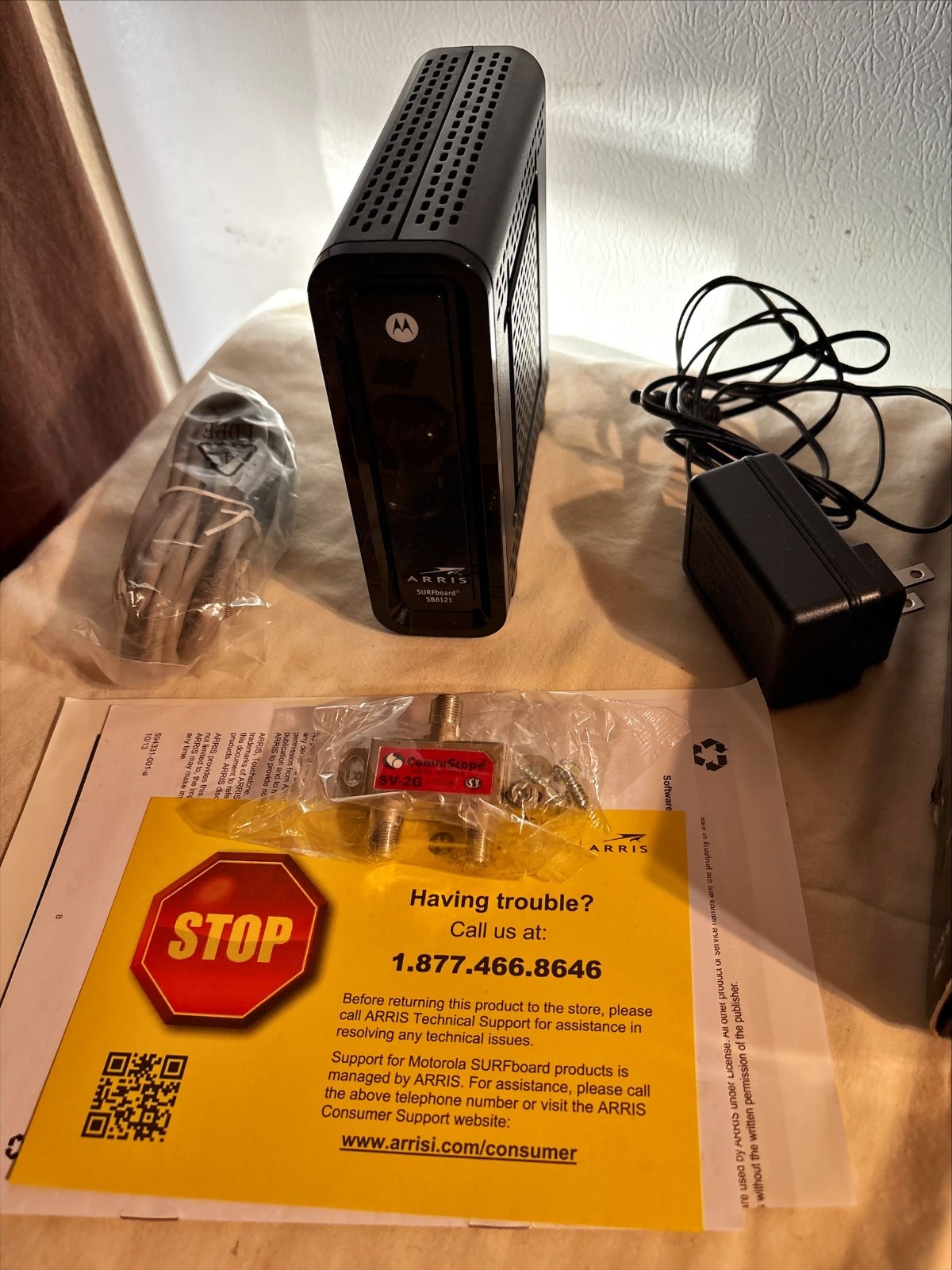 Motorola SURFboard SB6180 200 Series DOCSIS 3.0 Cable Modem