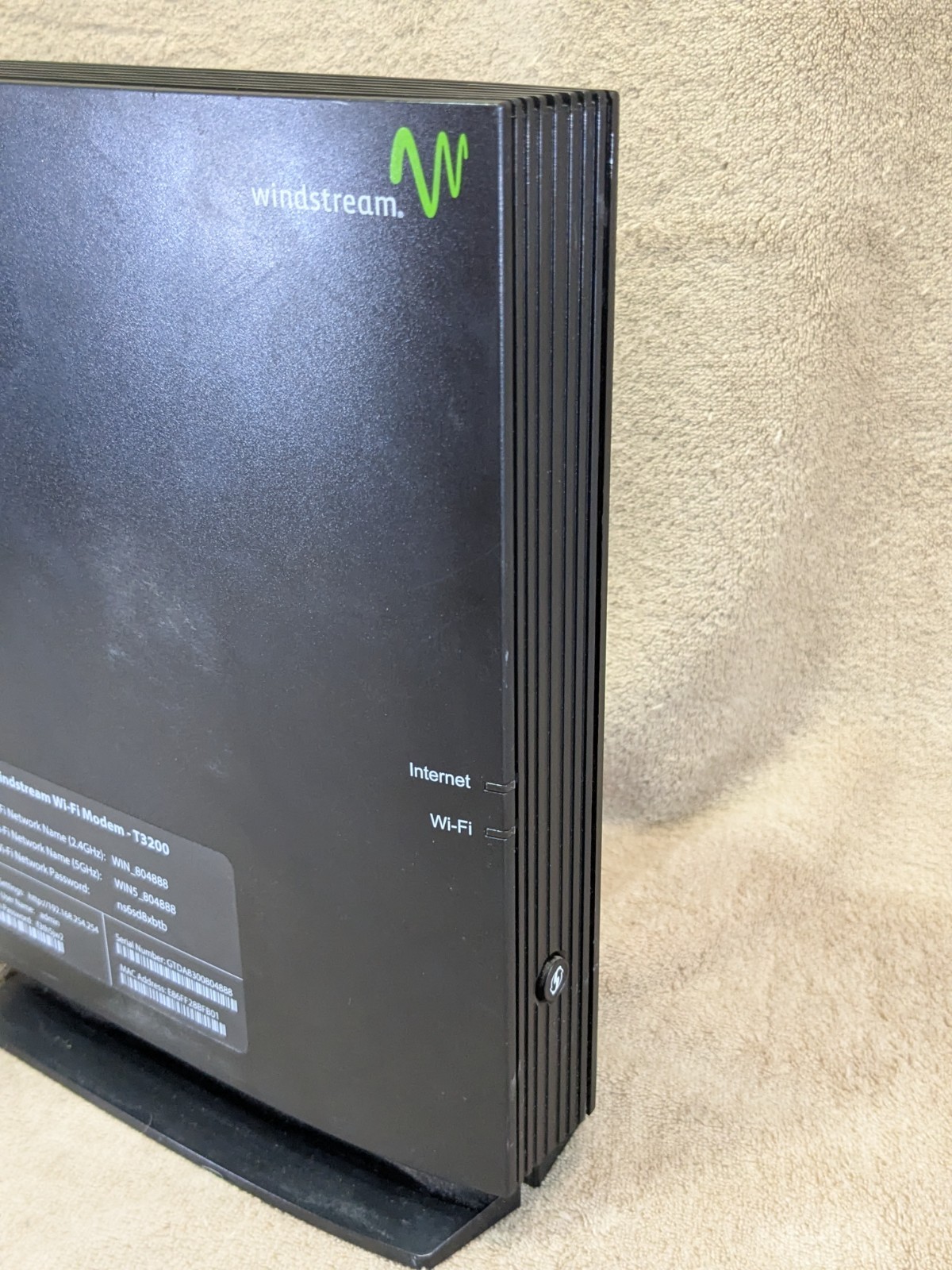 Actiontec Kinetic Windstream T3200 WiFi Modem NO CORDS