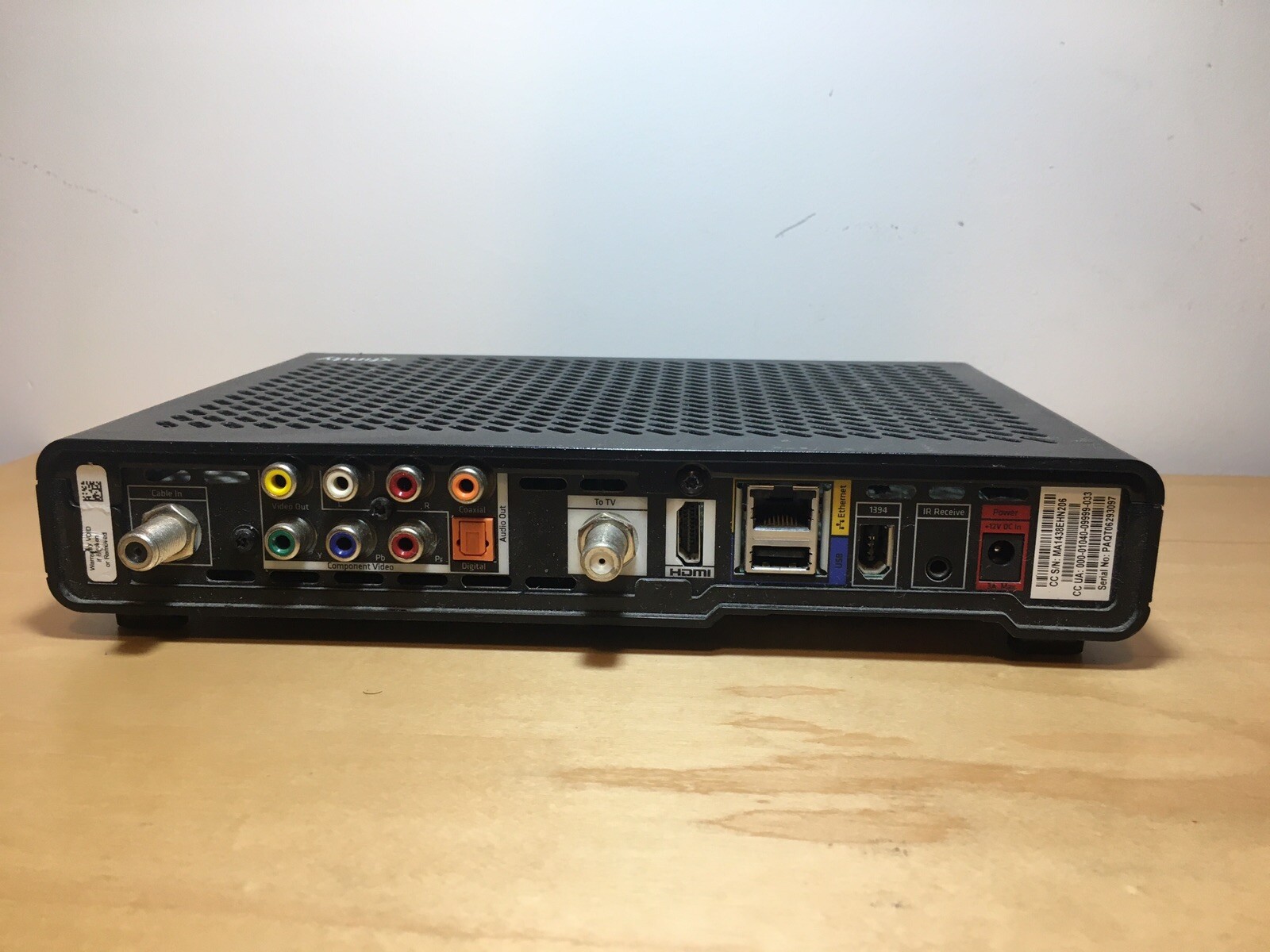 Comcast Xfinity Modem, Model PR150BNM, Without Power Cord