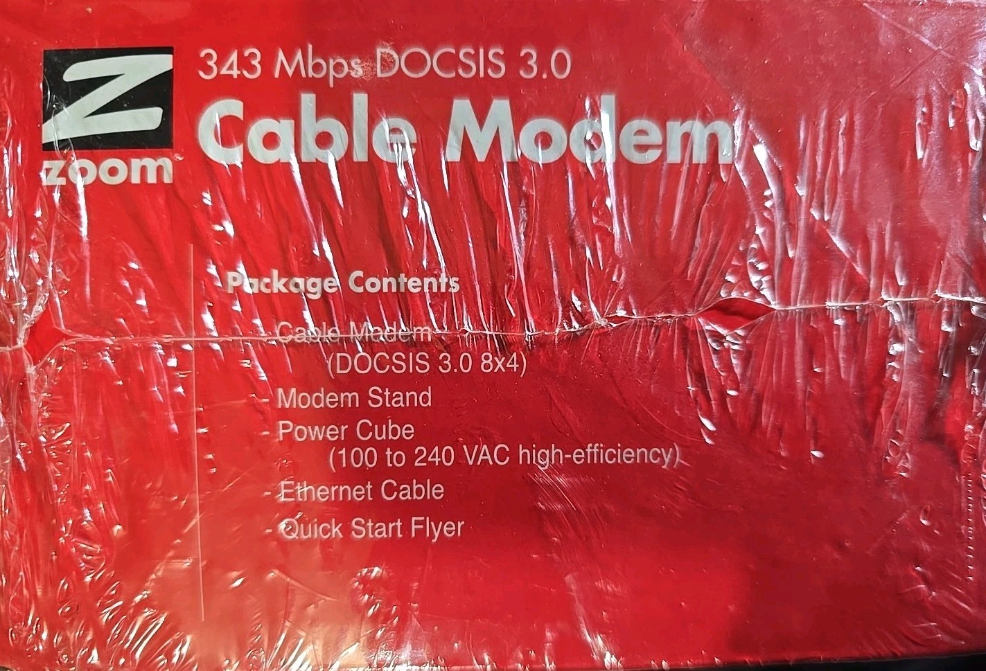 Zoom Cable Modem 343 Mbps DOCSIS 3.0 (SHR)