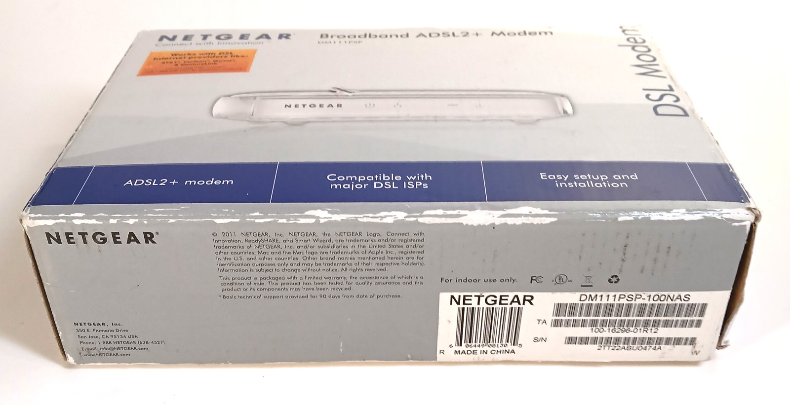 NETGEAR Broadband ADSL2 + DSL Modem