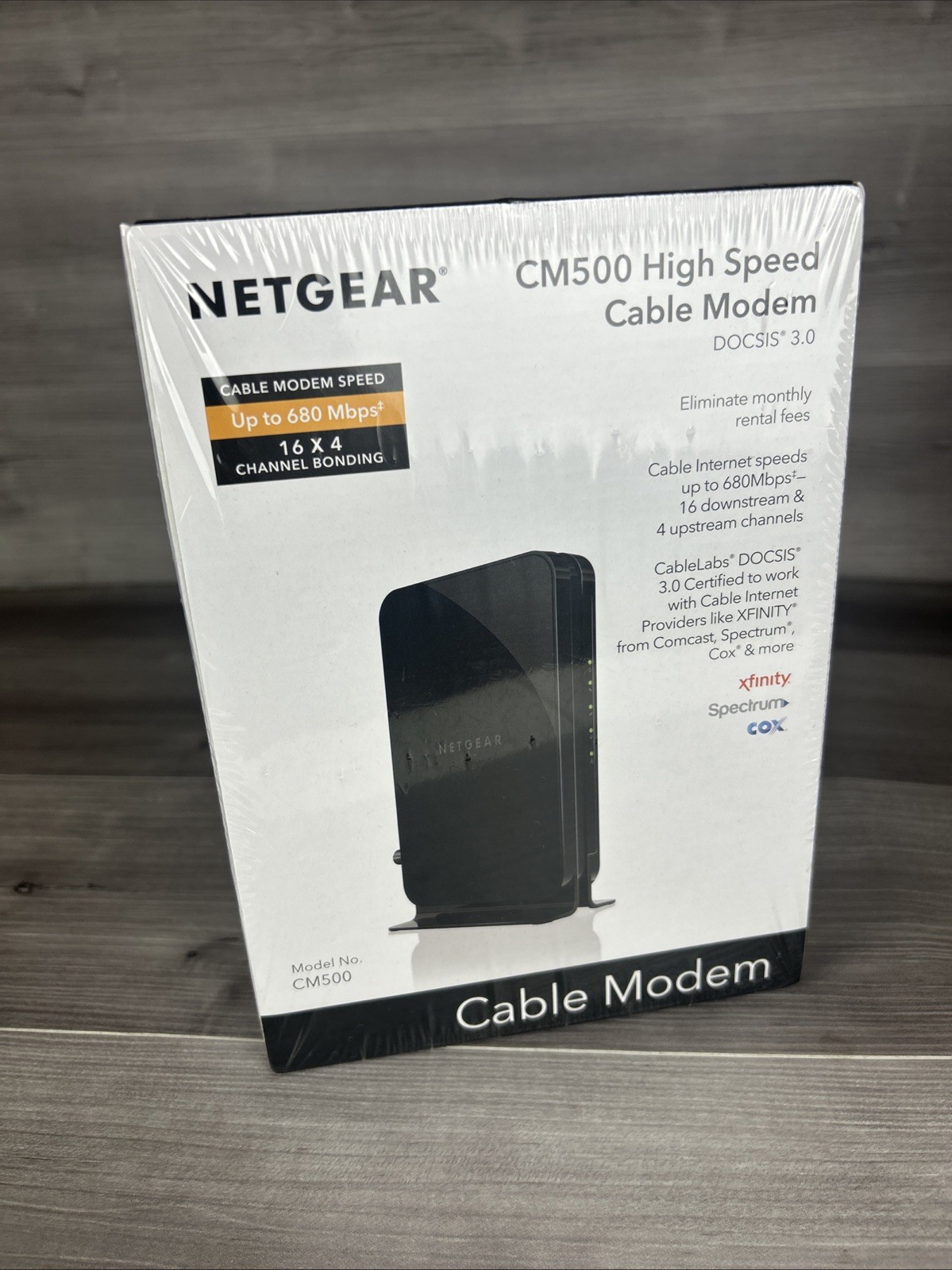 NETGEAR Cable Modem CM500 | Compatible With Xfinity, Spectrum, Cox | DOCSIS 3.0