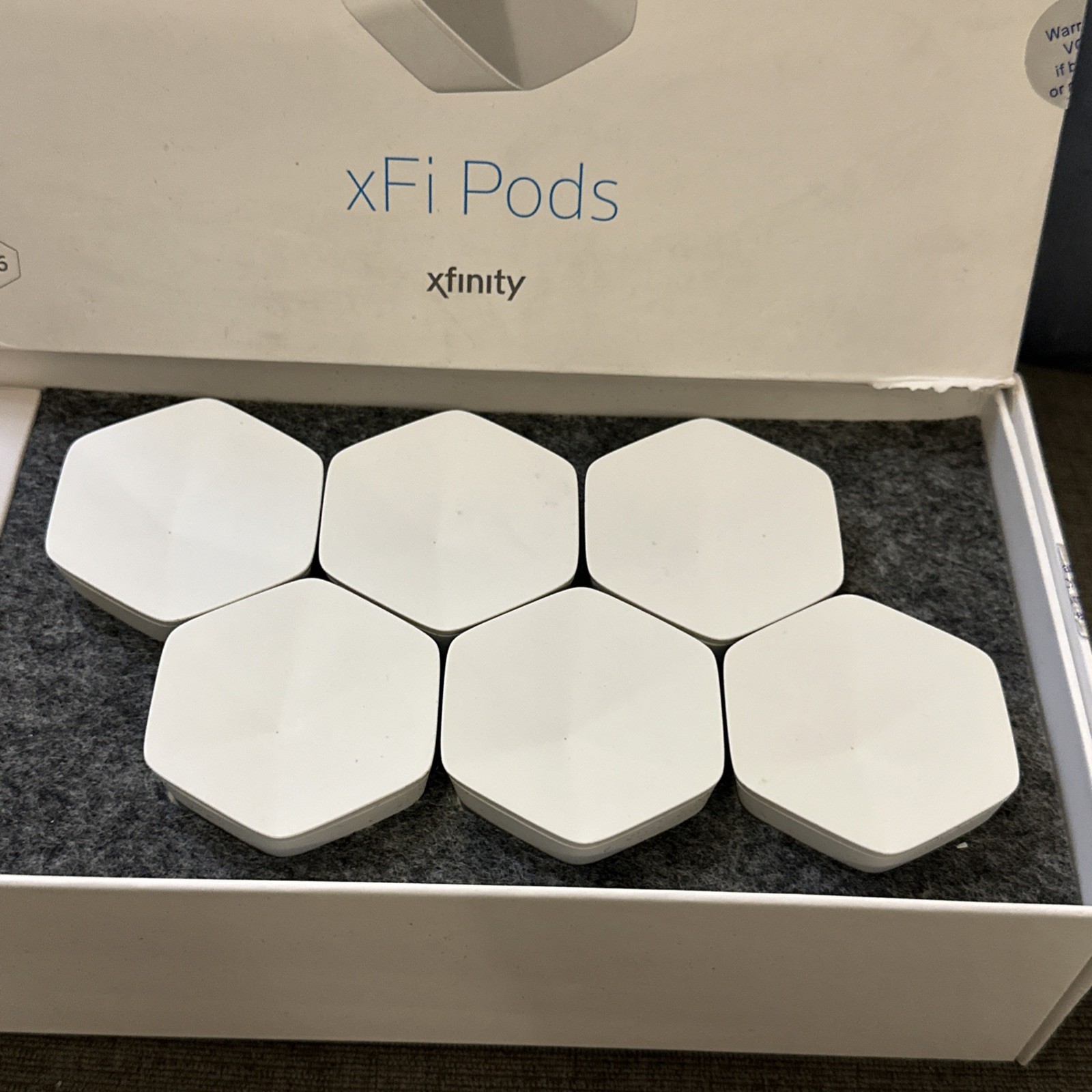 Xfinity XFI Pods Wifi Network Range Extender XE1-S Pack of 6