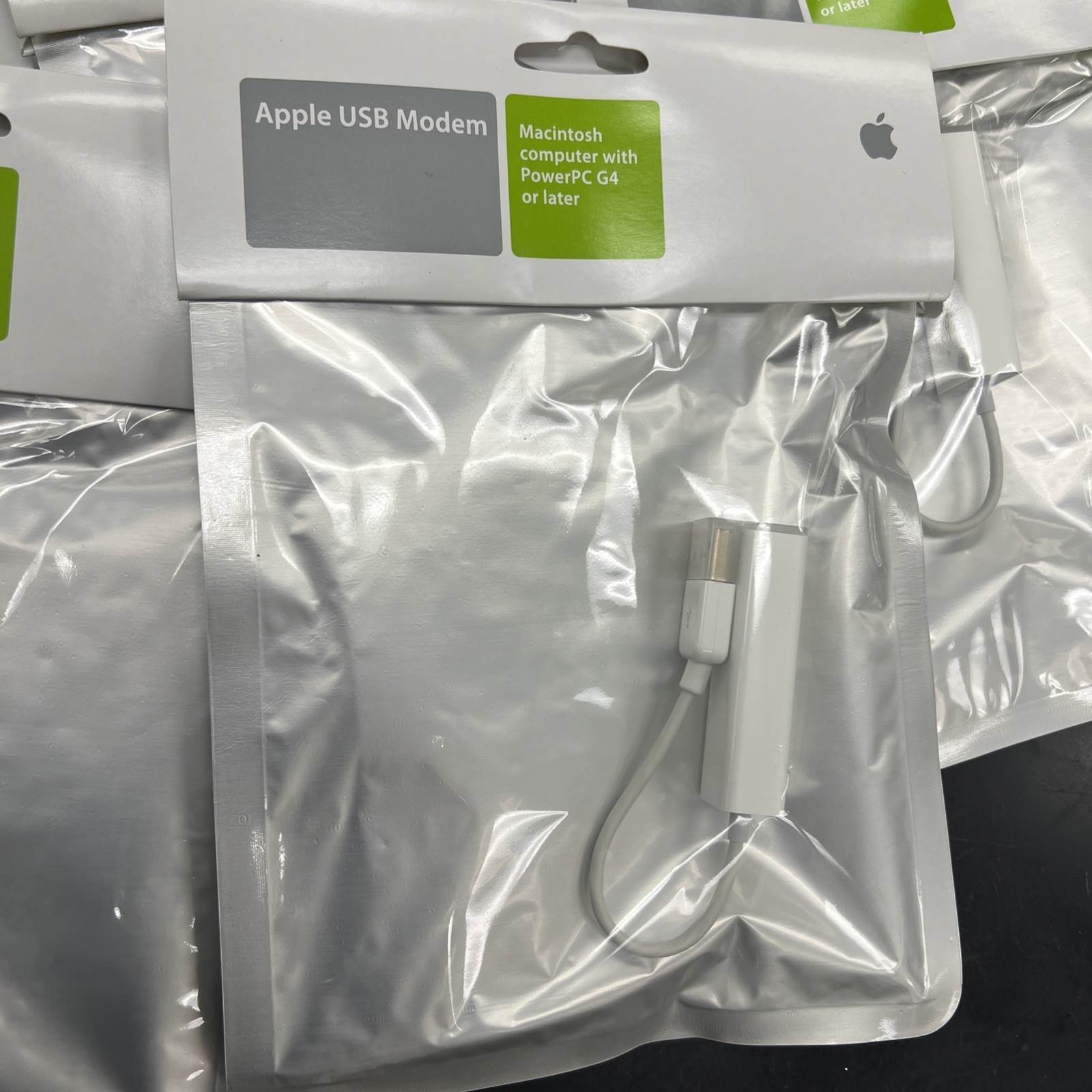 Lot of 10 Genuine Apple USB Dial-up External 56 Kbps Modem Model MA034Z/A