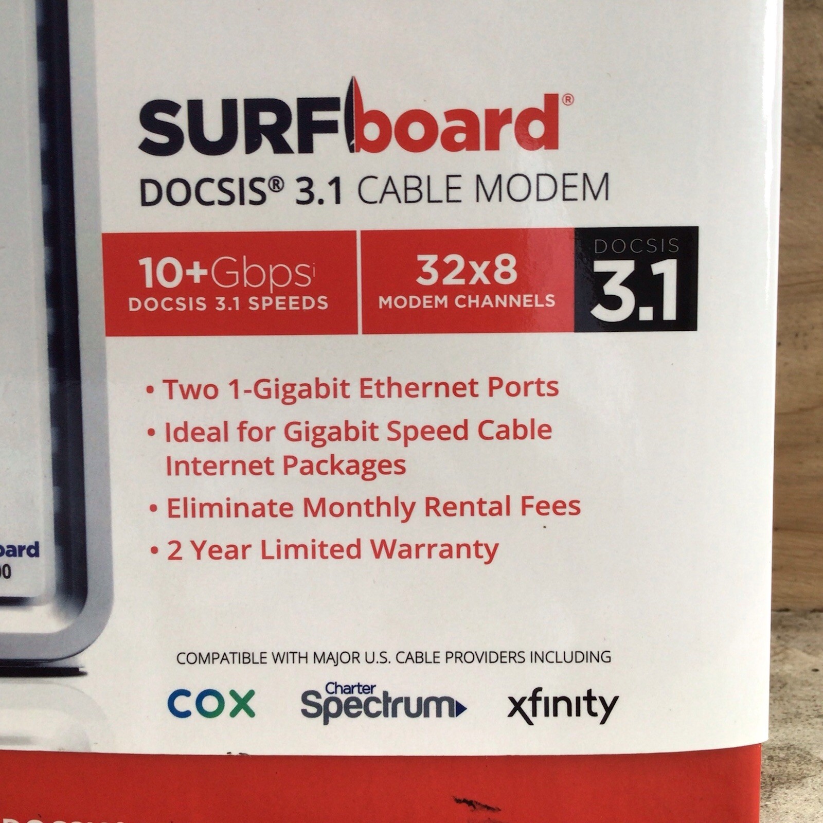 Arris Surfboard sb6813 docsis 3.1 cable modem