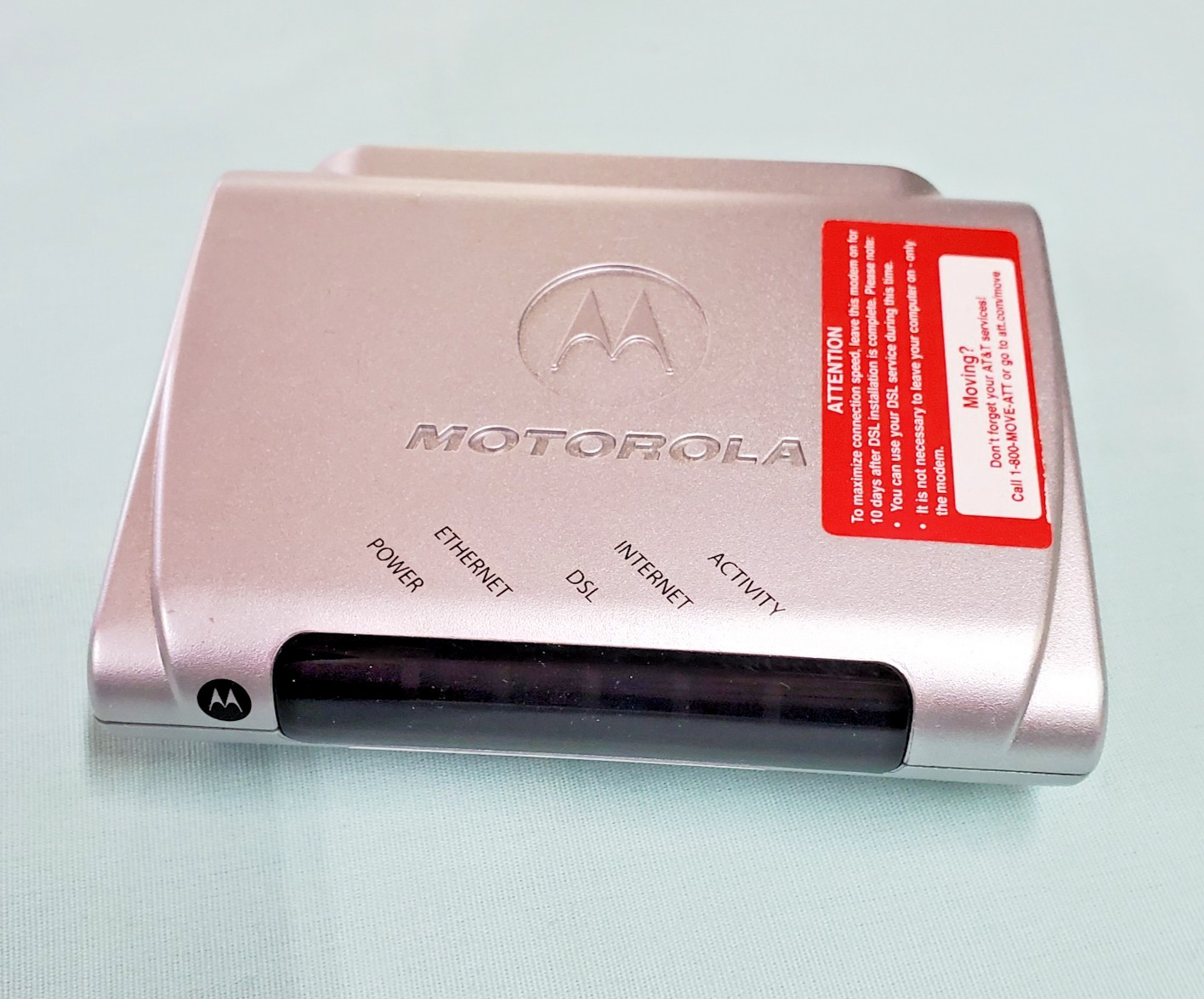 Lot of 5 DSL Modems (4 Motorola and 1 Siemens)