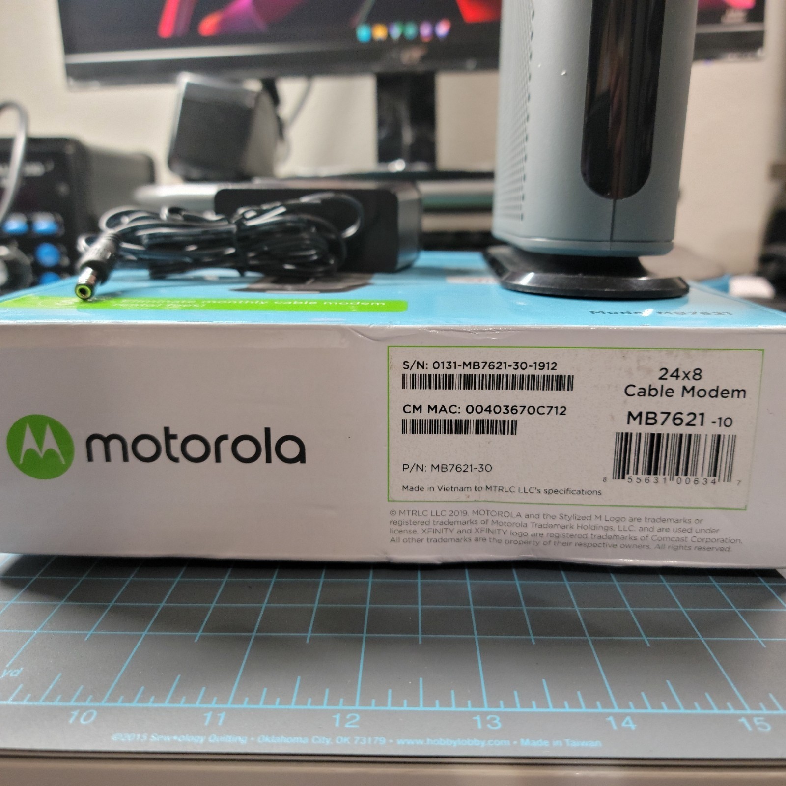 Motorola MB7621-10 1000 Mbps Modem