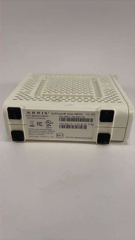 ARRIS SURFboard SB8200 DOCSIS 3.1 10 Gbps Cable Modem – No Power Cable