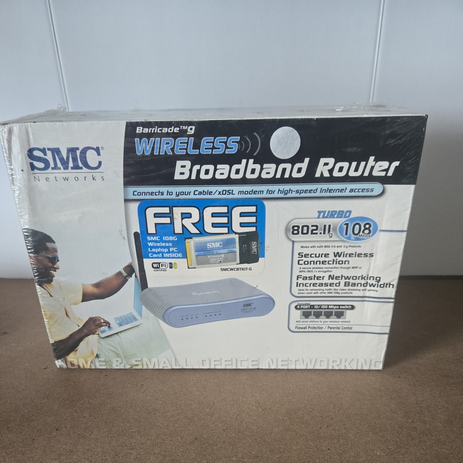 Broadband Router SMC SMCWBR14-G2 Barricade G 802.11g,108 Mbps Wireless Cable/DSL
