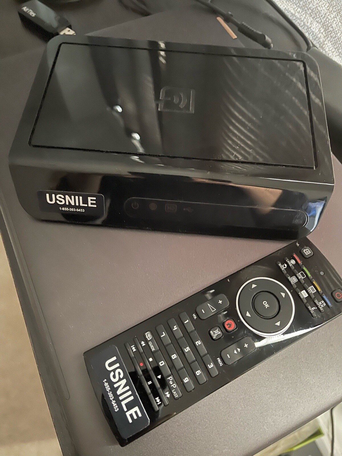 US Nile activation Box & Remote Control Model Air 7200
