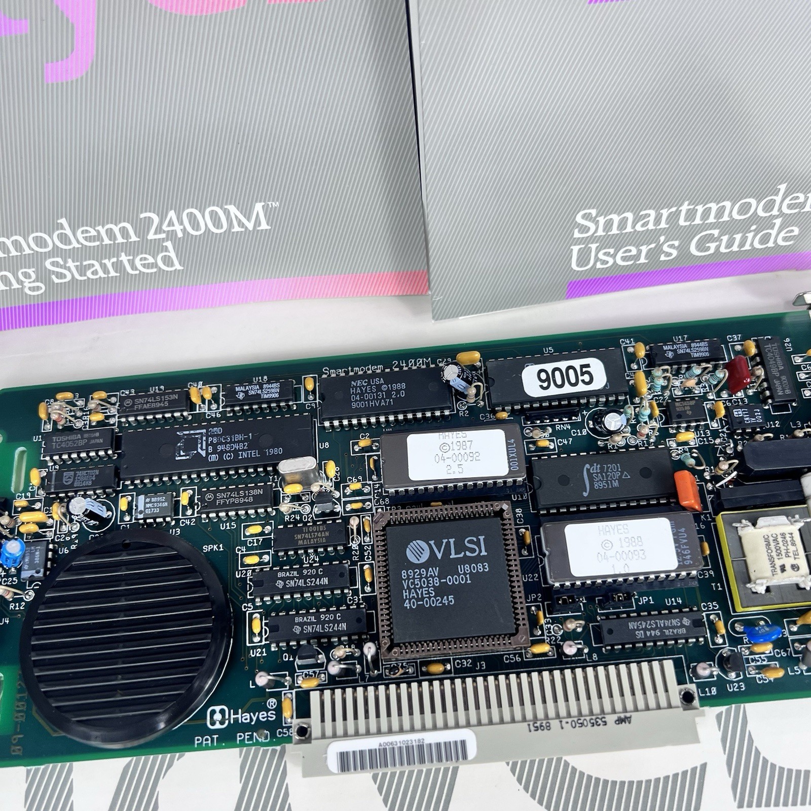 Hayes 07-00056 SmartModem 2400M Smartcom II 2 Computer Modem Board 3102US New