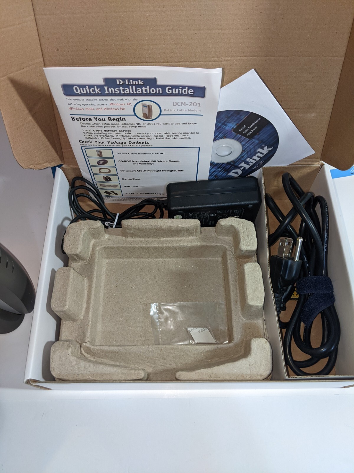 D-Link DCM 201 (DCM-201) 38 Mbps High Speed Cable Modem