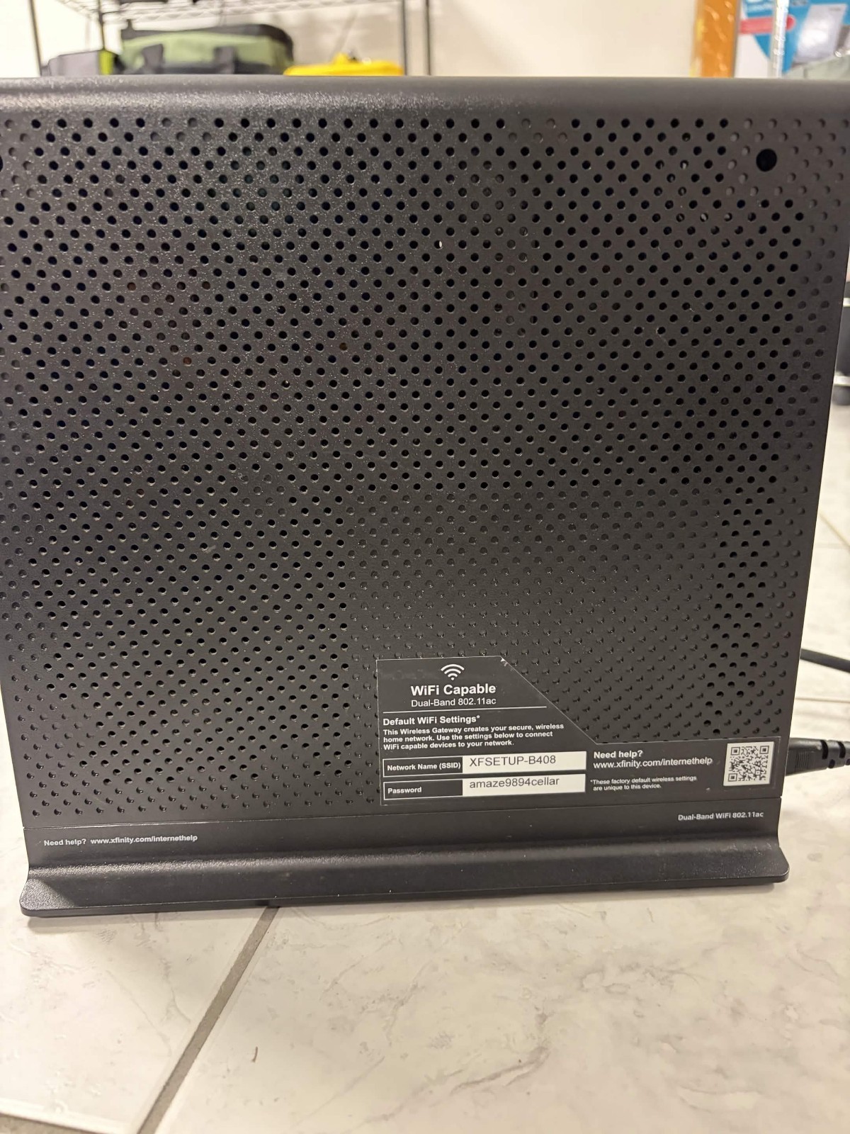 Xfinity Arris TG1682G Dual-Band WiFi Telephone Cable Modem