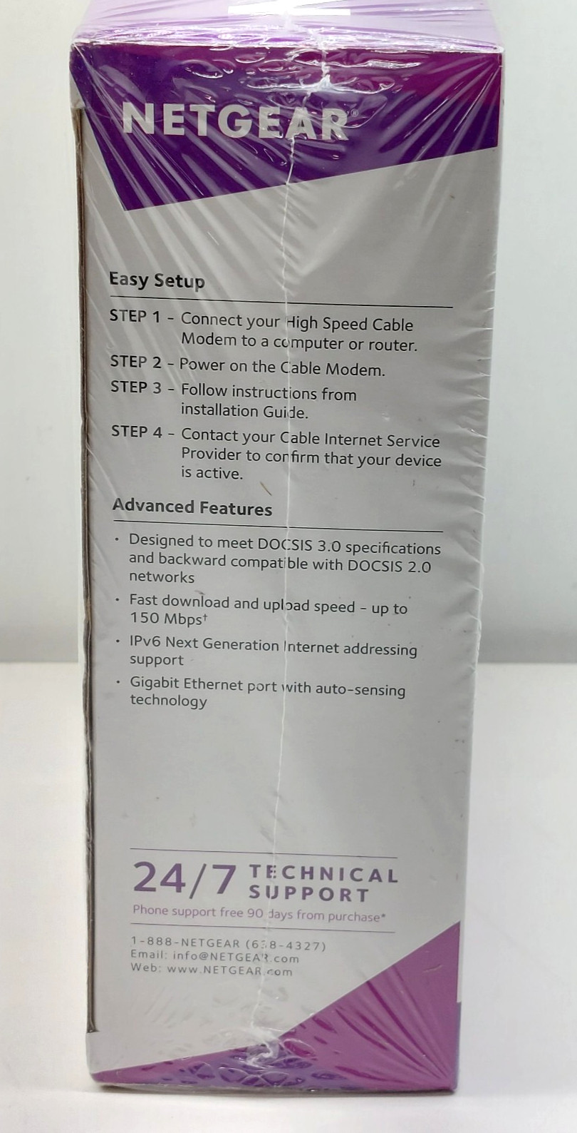 Netgear High Speed Cable Modem CMD31T DOCSIS3.0