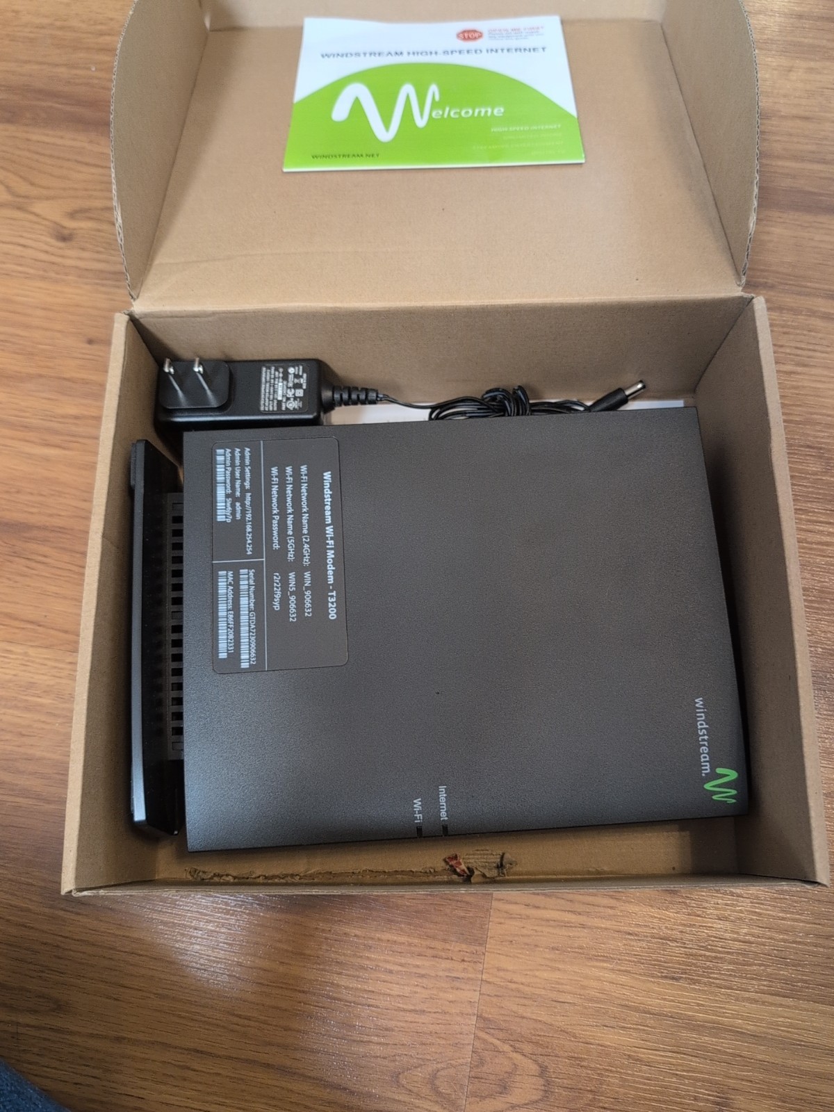 Kinetic by Windstream Wi-Fi Modem – T3200