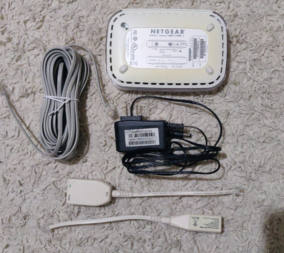 NETGEAR Broadband ADSL2+ Modem DM111PSP DSL Modem