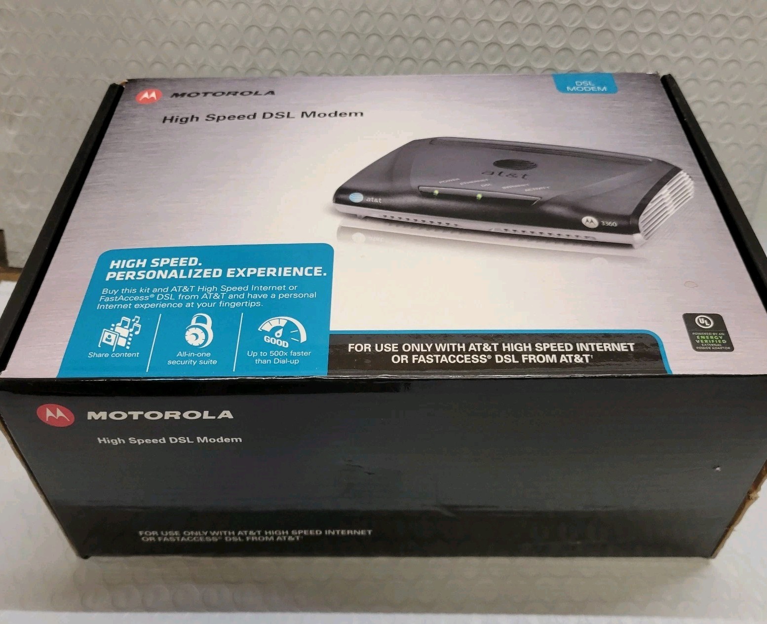 Motorola 3360 Modem – For Use With AT&T DSL High Speed Internet & FASTACCESS DSL