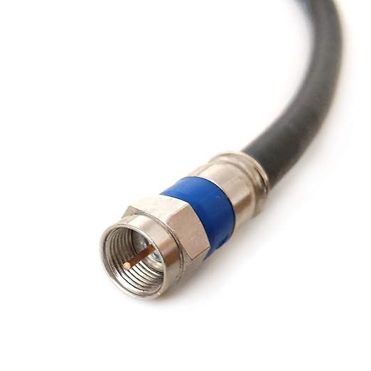 5ft PERFECT VISION 3GHZ QUAD SHIELD 75 Ohm COAXIAL RG6 DIRECTV APPROVED CABLE