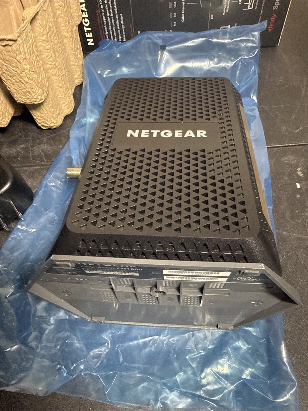 NETGEAR NIGHTHAWK CM1100 Cable Modem DOCSIS 3.1 Multi-Gig SpeedModem