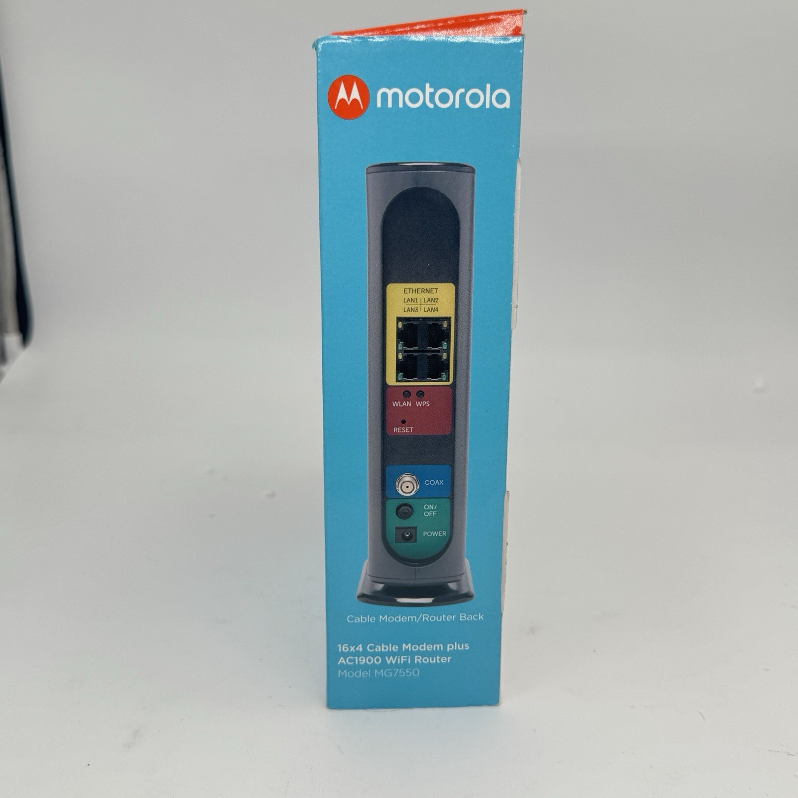 Motorola MG7550 16×4 DOCSIS 3.0 Cable Modem Plus AC1900 WiFi Router