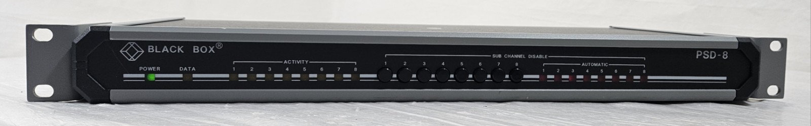 Black Box PSD-8 TL305A Programmable Sharing Device 8-Port – Rack mount.