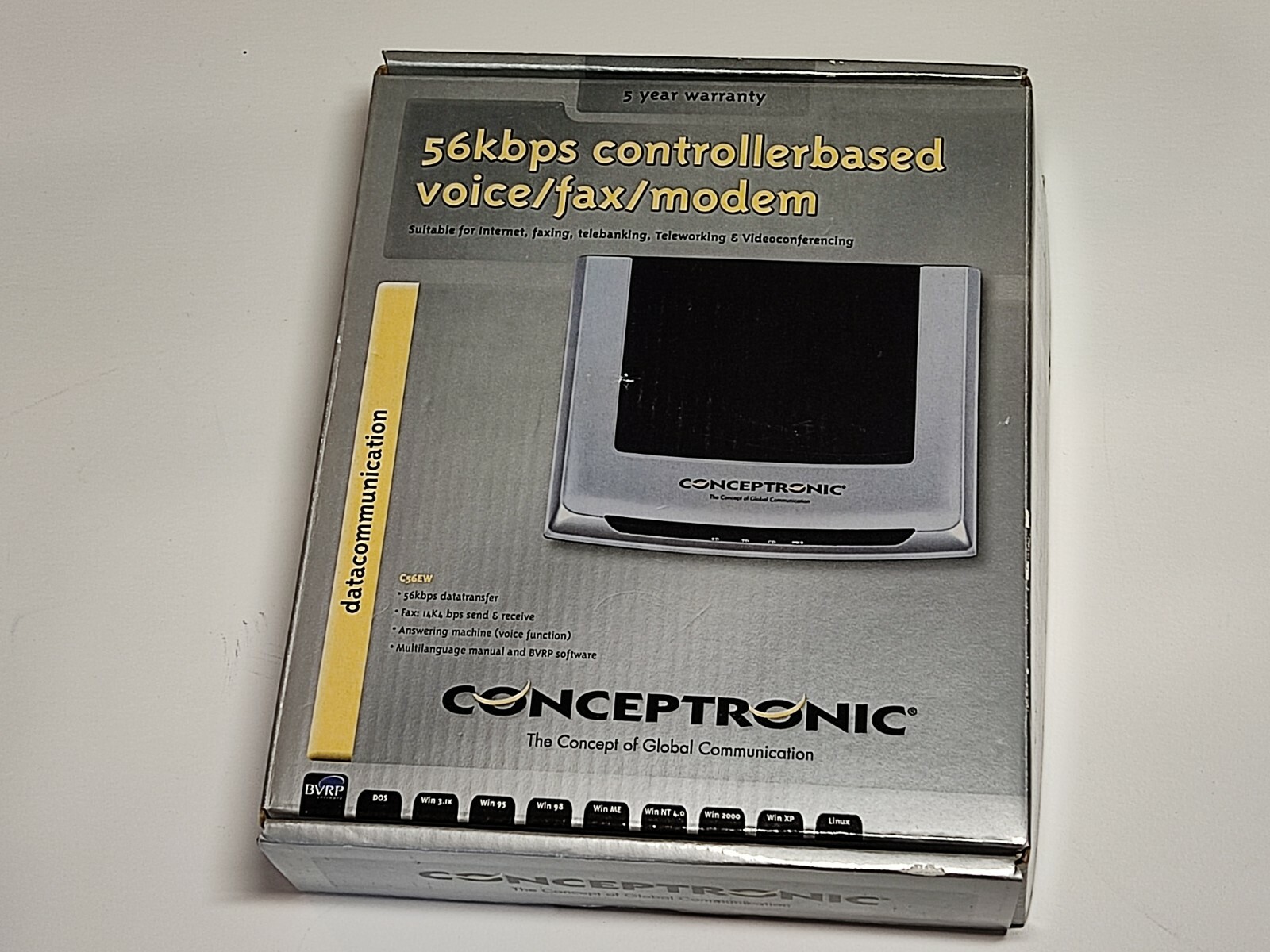 C56EW CONCEPTRONIC 56KBPS Controller Based Voice/Fax/Modem