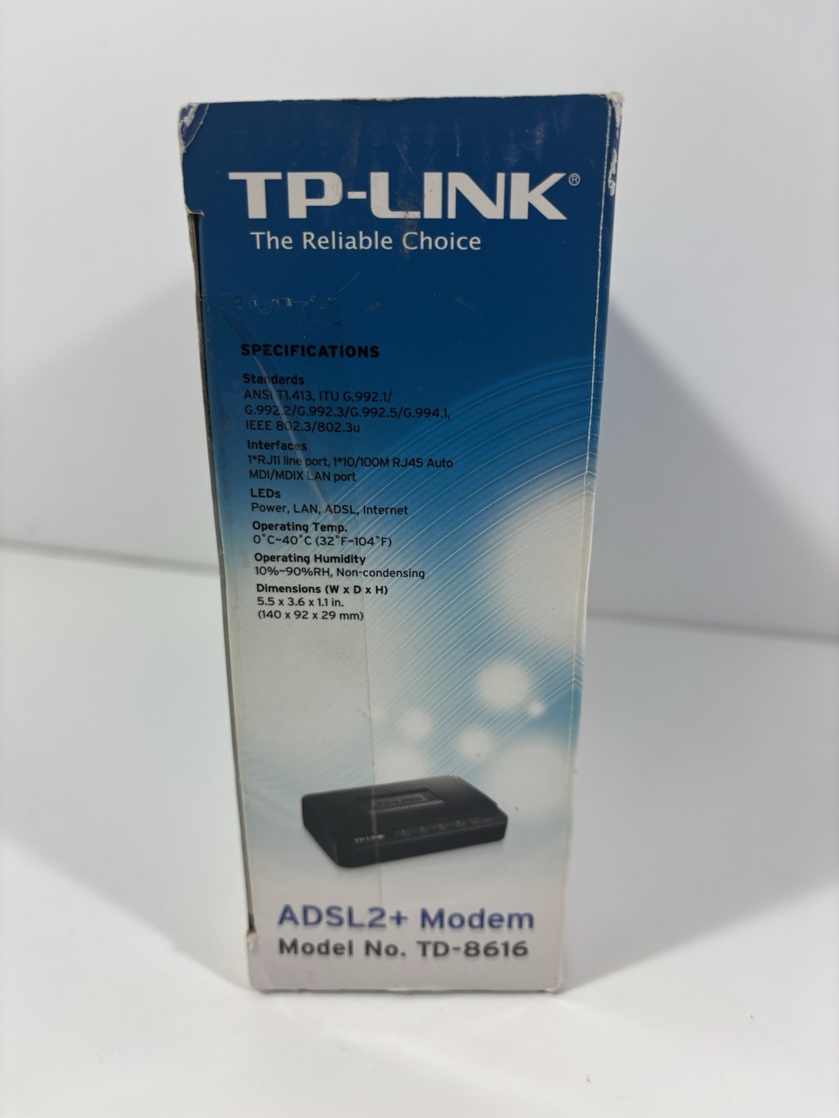 TP-Link TD-8616 ADSL2+ Modem High Speed Broadband 24Mbps RJ45 – Brand New
