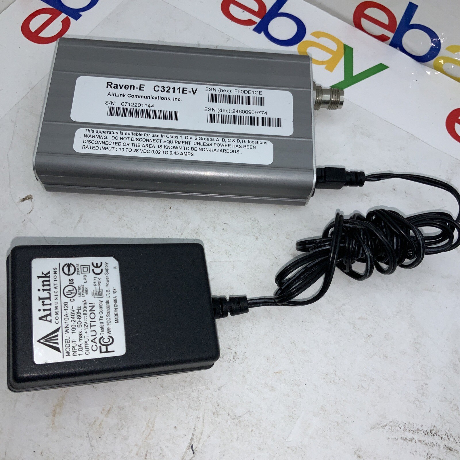 AIRLINK COMMUNICATIONS RAVEN-E C3211E-V Tested
